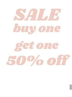 SALE BOGO 50% Off (Items Listed At $22 And Lower)